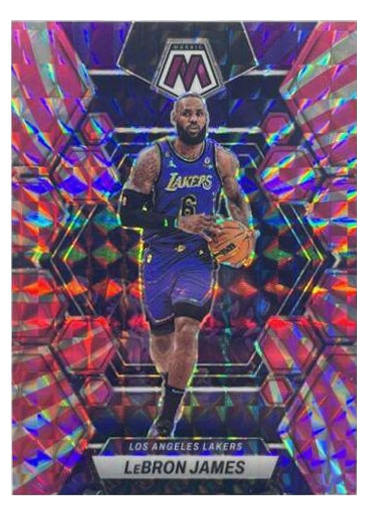2022-23 Panini Mosaic Base Set LeBron James #98 card