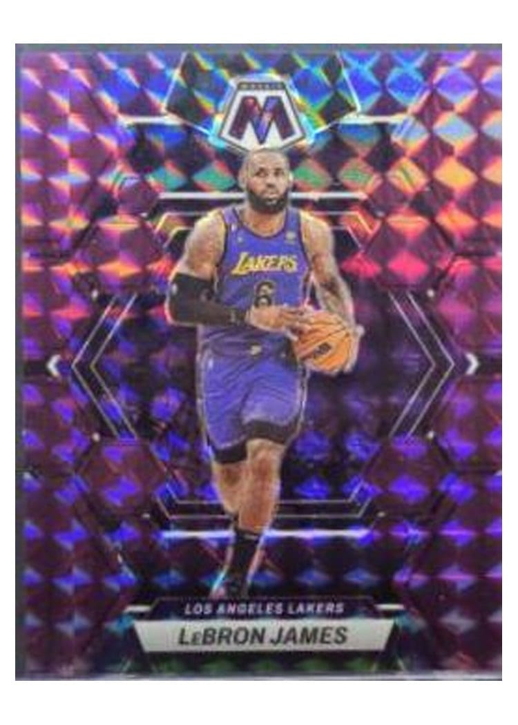2022-23 Panini Mosaic Base Set LeBron James #98 card