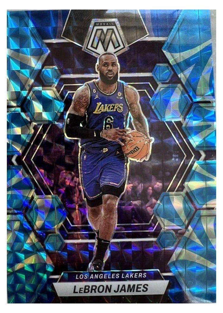 2022-23 Panini Mosaic Base Set LeBron James #98 card