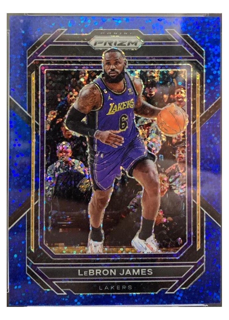 2022-23 Panini Prizm Base Set LeBron James #134 card
