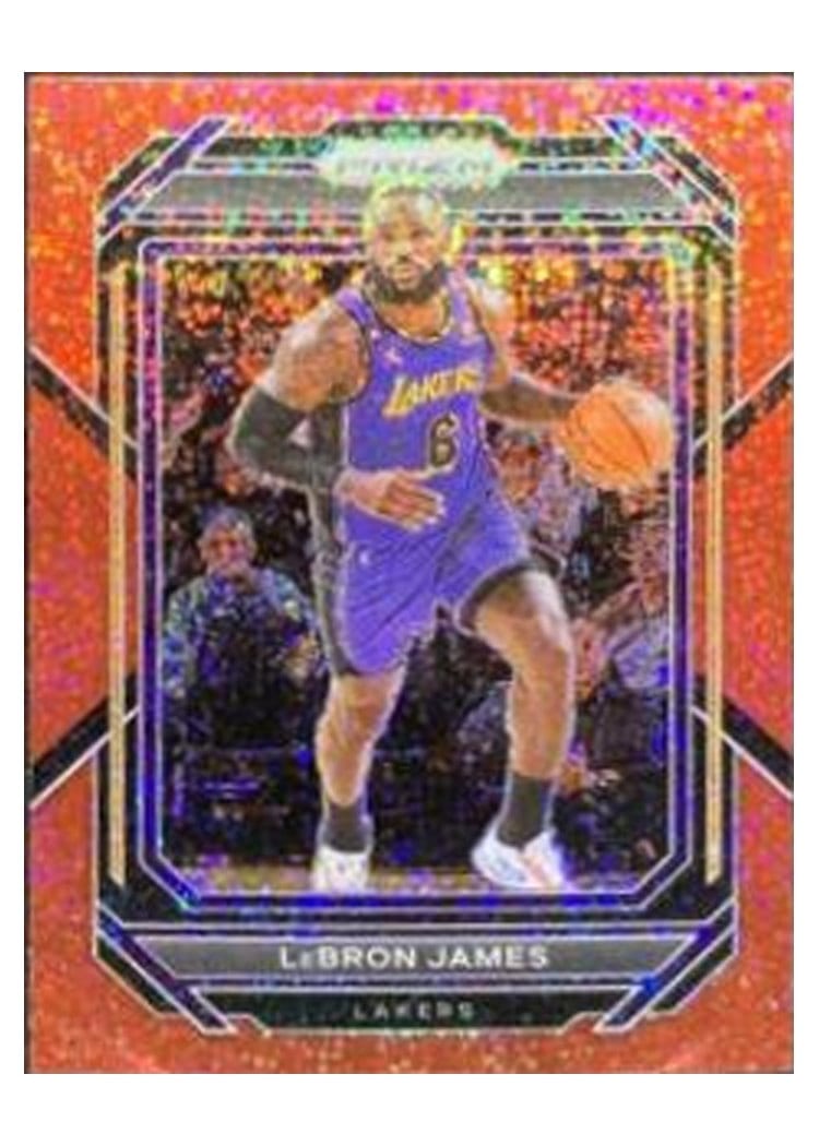 2022-23 Panini Prizm Base Set LeBron James #134 card