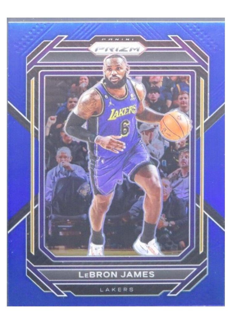 2022-23 Panini Prizm Base Set LeBron James #134 card