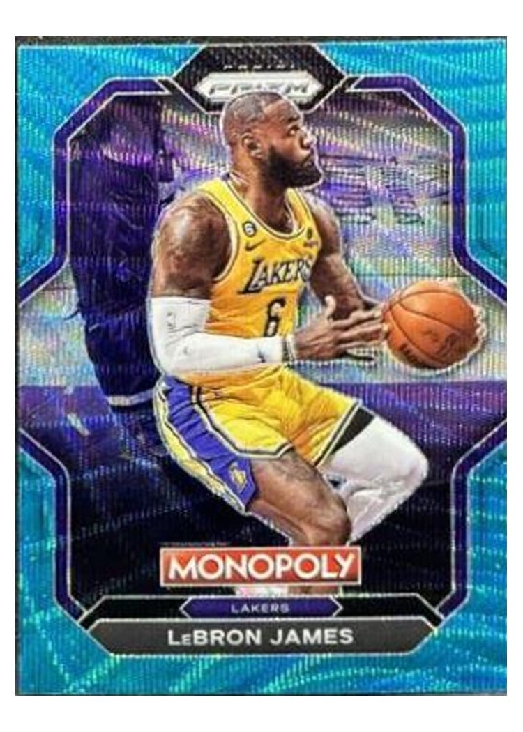 2022-23 Panini Prizm Base Set LeBron James #134 card