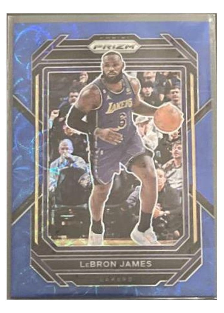 2022-23 Panini Prizm Base Set LeBron James #134 card
