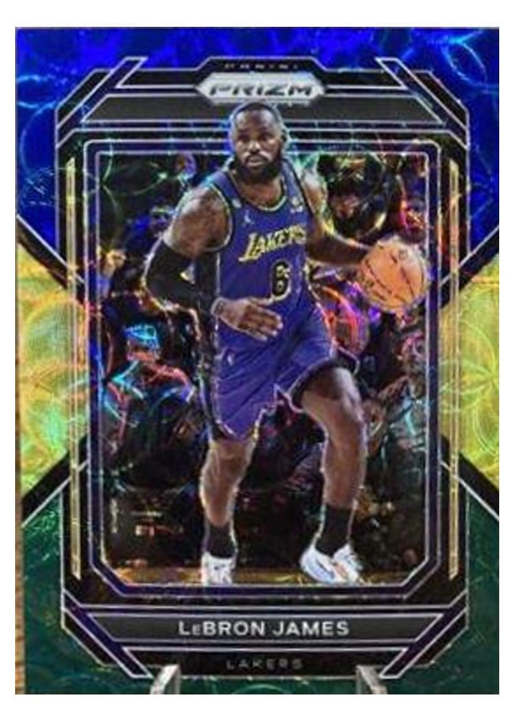 2022-23 Panini Prizm Base Set LeBron James #134 card