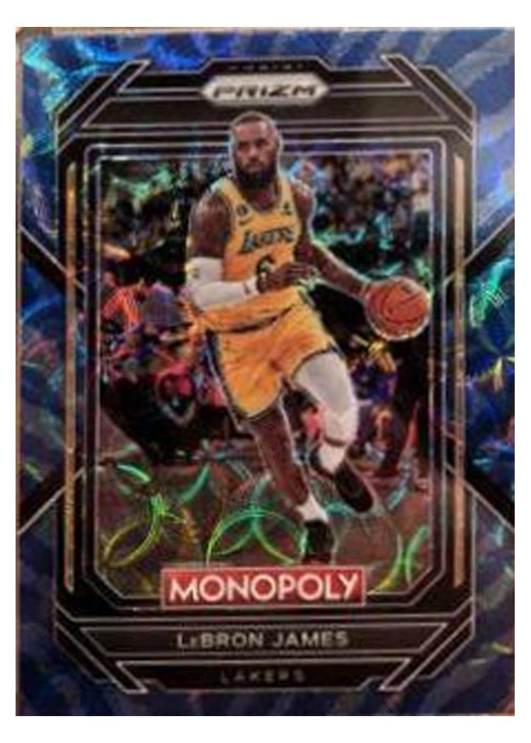 2022-23 Panini Prizm Base Set LeBron James #134 card