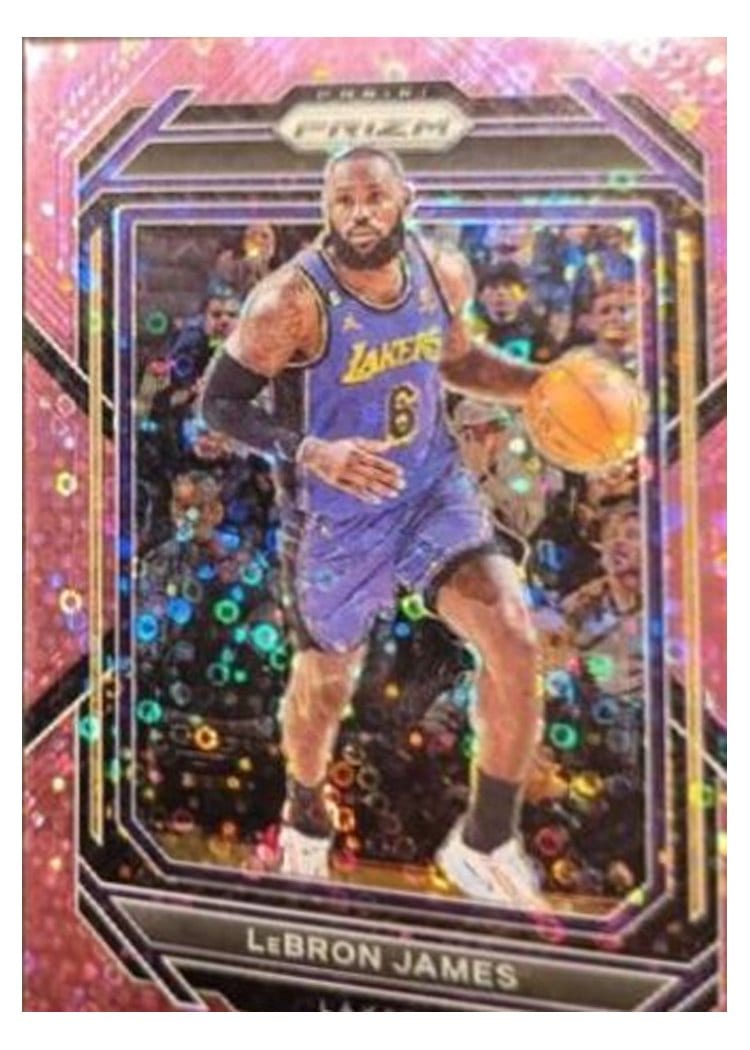 2022-23 Panini Prizm Base Set LeBron James #134 card