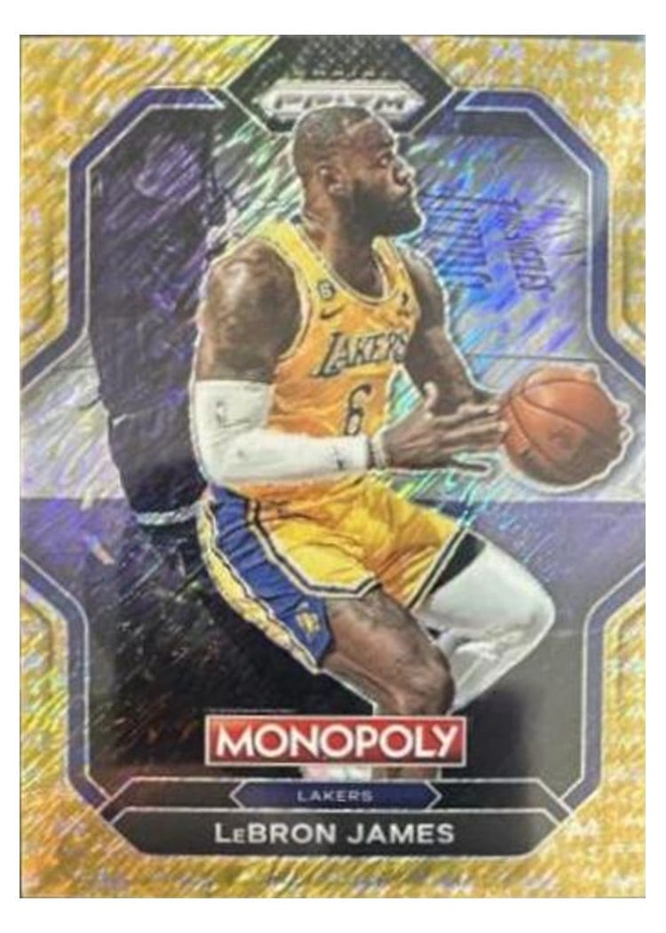 2022-23 Panini Prizm Base Set LeBron James #134 card