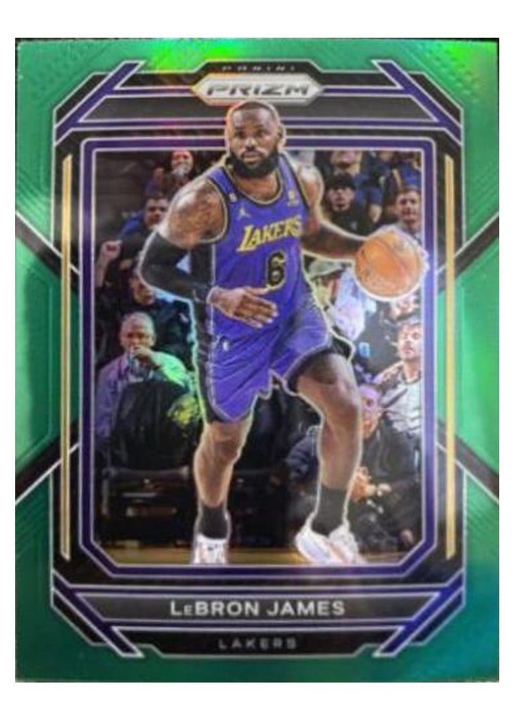 2022-23 Panini Prizm Base Set LeBron James #134 card
