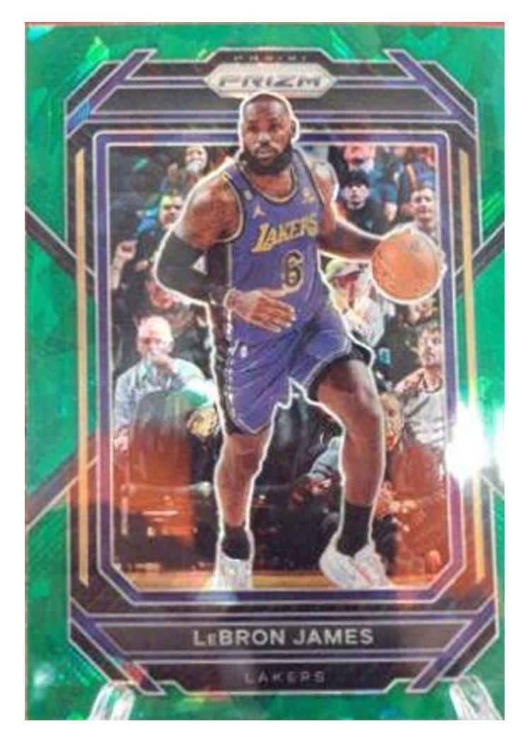 2022-23 Panini Prizm Base Set LeBron James #134 card