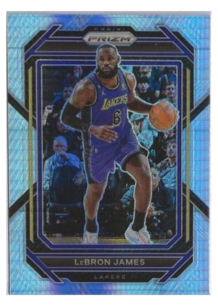 2022-23 Panini Prizm Base Set LeBron James #134 card