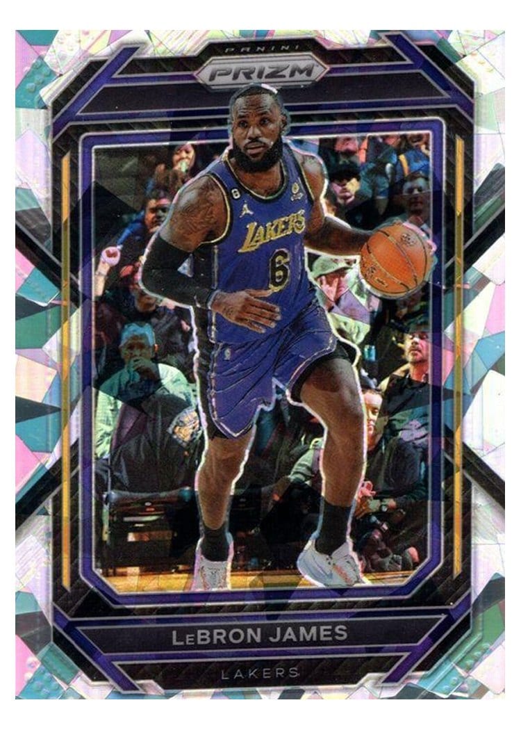 2022-23 Panini Prizm Base Set LeBron James #134 card
