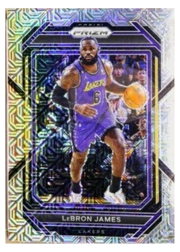 2022-23 Panini Prizm Base Set LeBron James #134 card