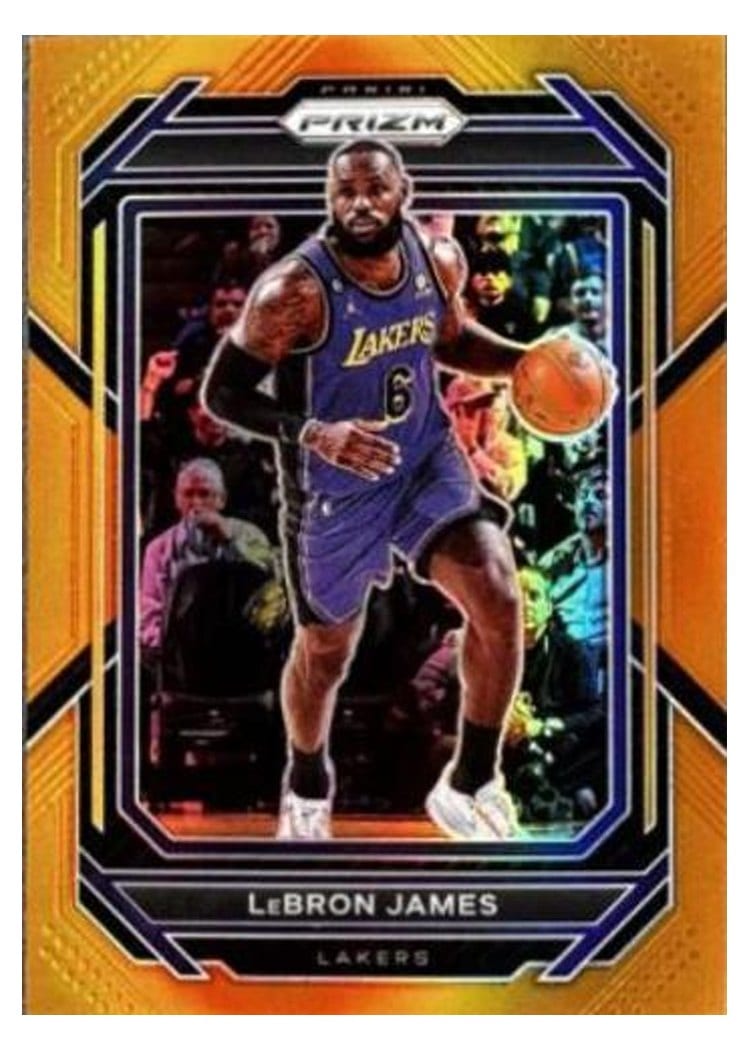 2022-23 Panini Prizm Base Set LeBron James #134 card