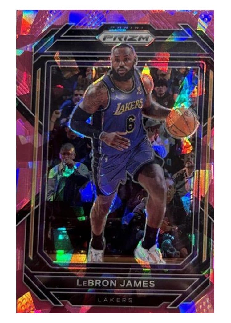 2022-23 Panini Prizm Base Set LeBron James #134 card