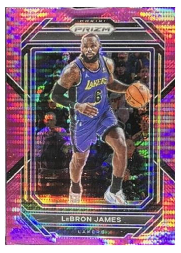 2022-23 Panini Prizm Base Set LeBron James #134 card