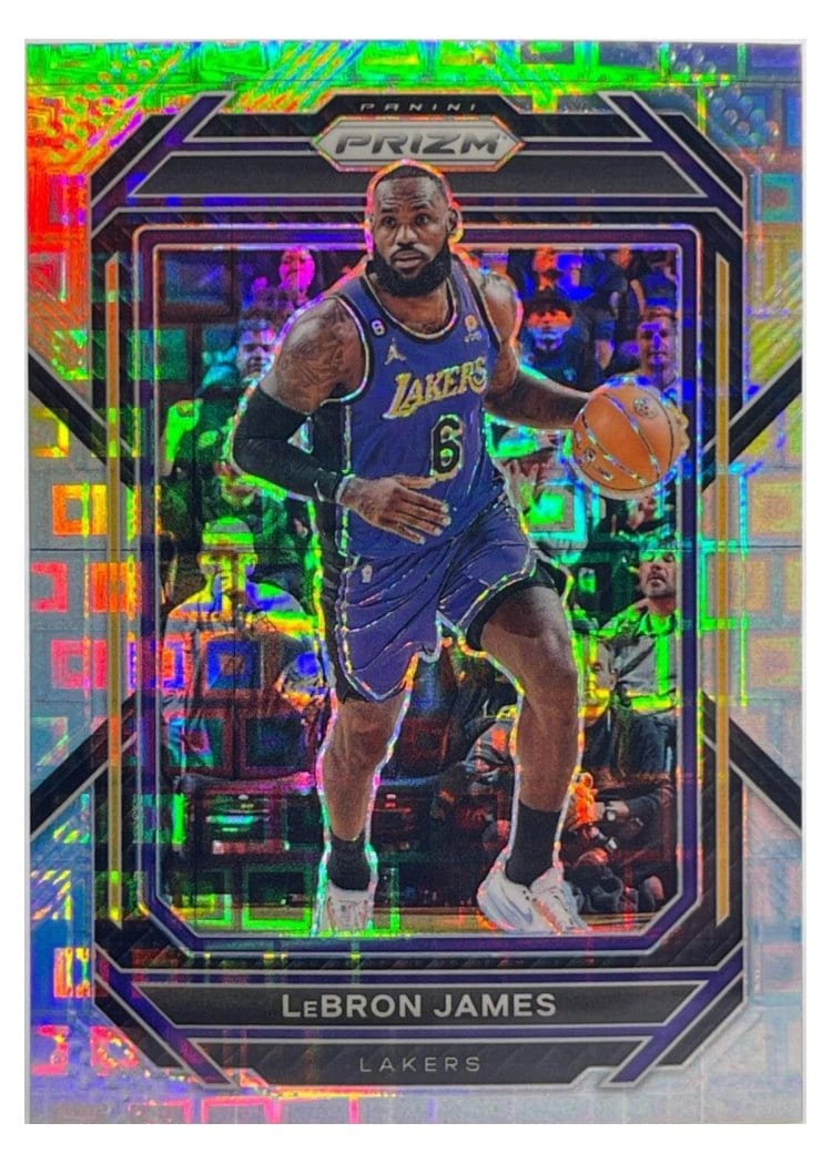 2022-23 Panini Prizm Base Set LeBron James #134 card