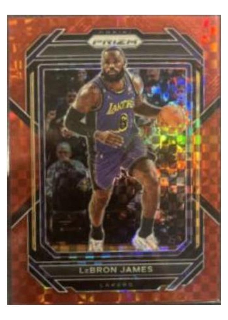 2022-23 Panini Prizm Base Set LeBron James #134 card