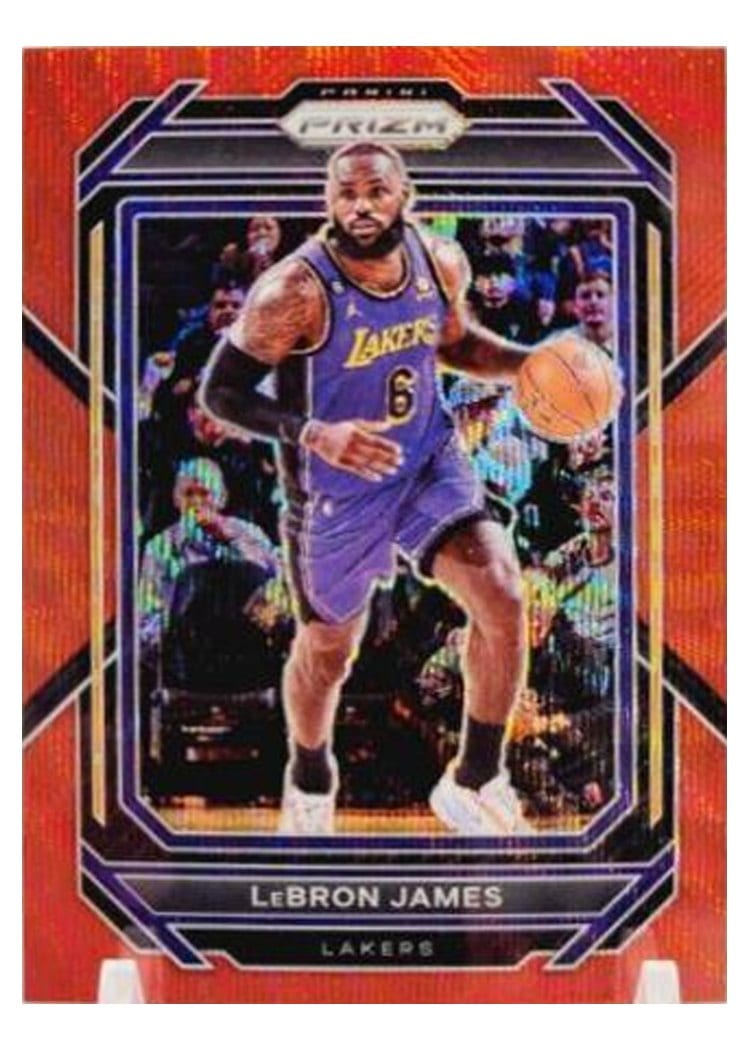 2022-23 Panini Prizm Base Set LeBron James #134 card