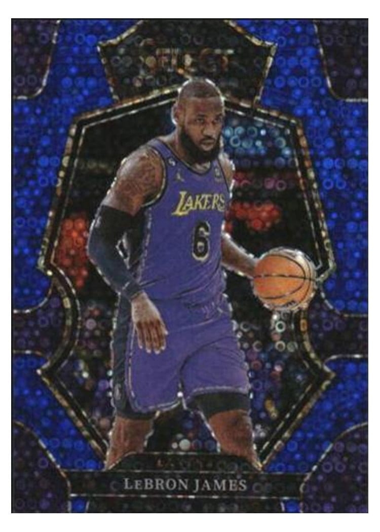 2022-23 Panini Select Base Set LeBron James #126 card