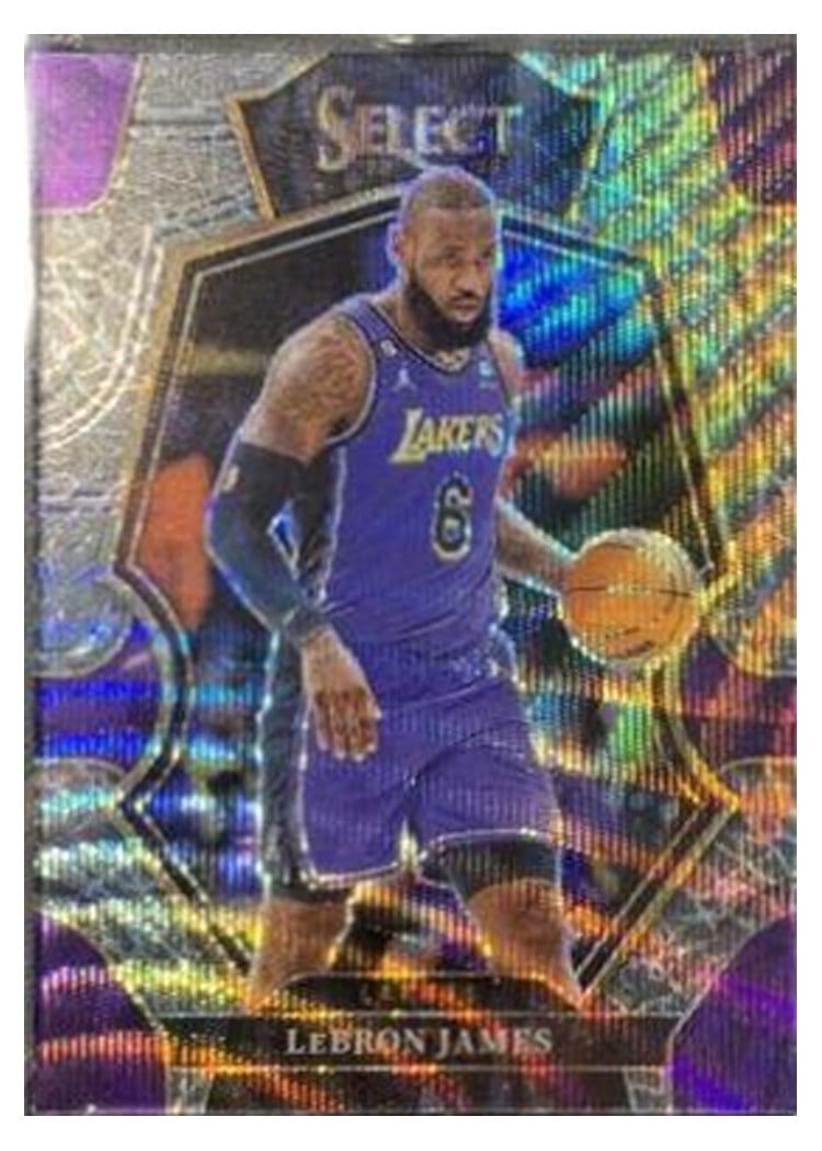2022-23 Panini Select Base Set LeBron James #126 card