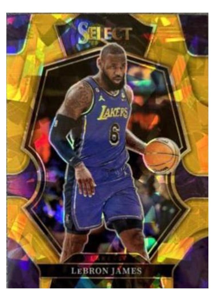 2022-23 Panini Select Base Set LeBron James #126 card