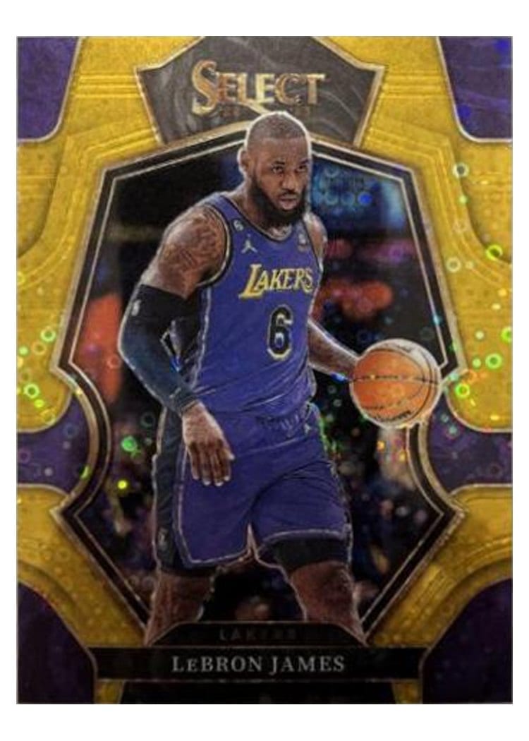 2022-23 Panini Select Base Set LeBron James #126 card