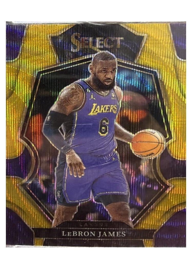 2022-23 Panini Select Base Set LeBron James #126 card