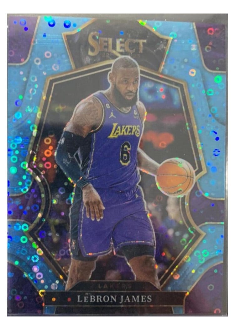 2022-23 Panini Select Base Set LeBron James #126 card
