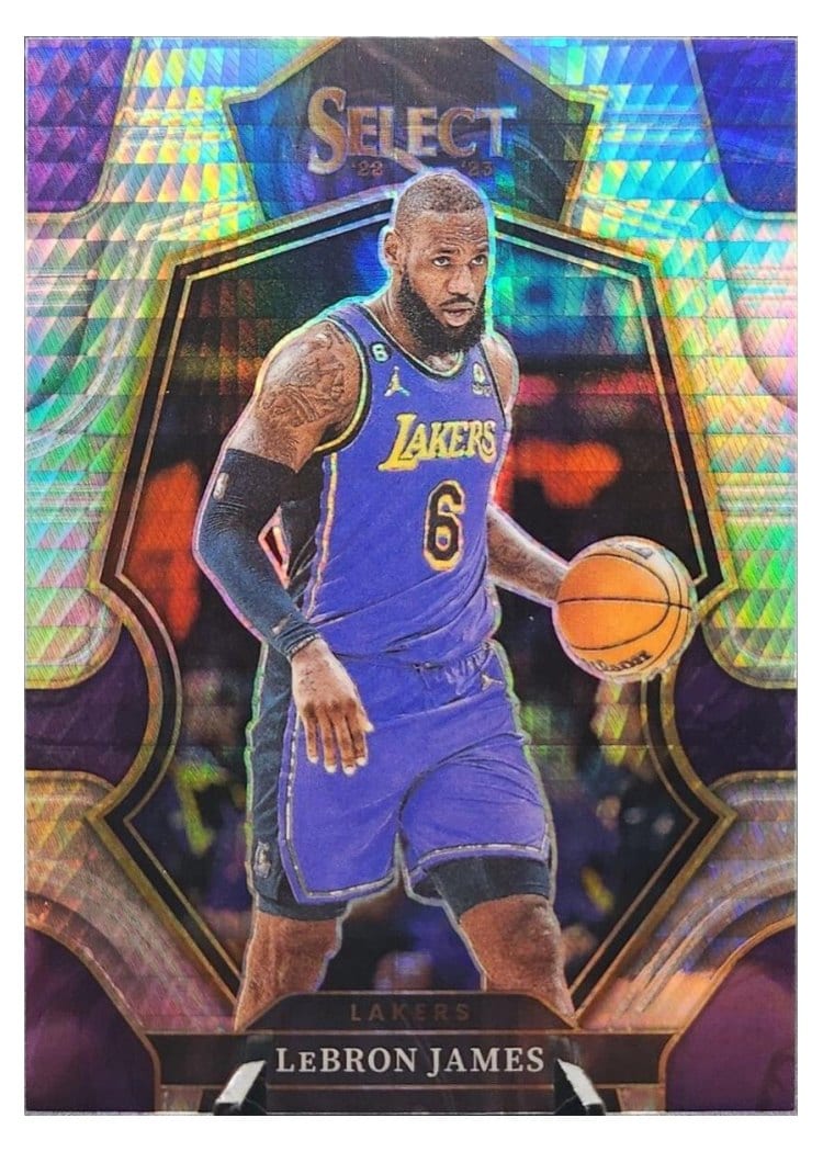 2022-23 Panini Select Base Set LeBron James #126 card