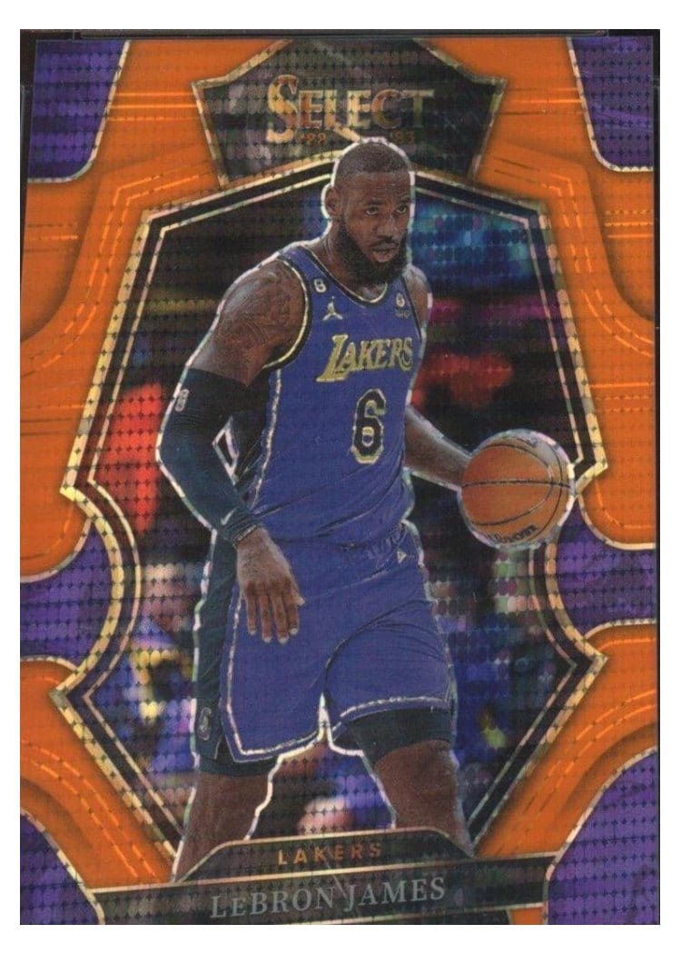 2022-23 Panini Select Base Set LeBron James #126 card