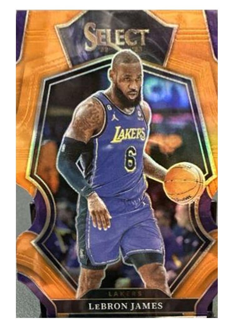 2022-23 Panini Select Base Set LeBron James #126 card