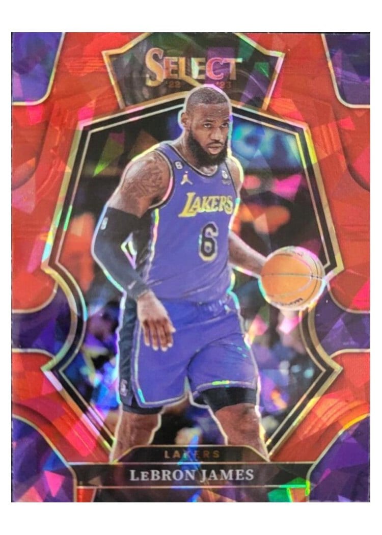 2022-23 Panini Select Base Set LeBron James #126 card