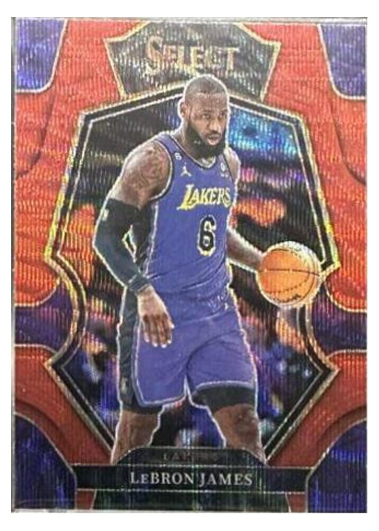 2022-23 Panini Select Base Set LeBron James #126 card