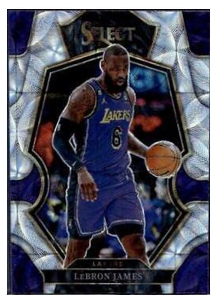 2022-23 Panini Select Base Set LeBron James #126 card
