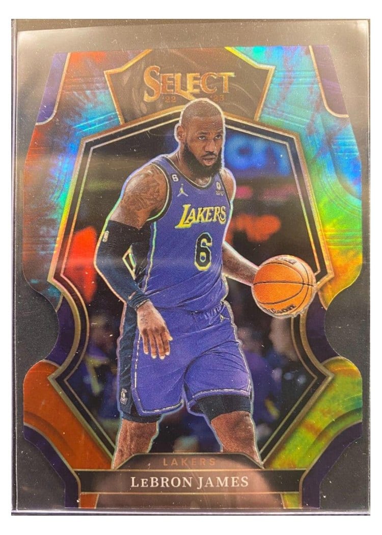 2022-23 Panini Select Base Set LeBron James #126 card