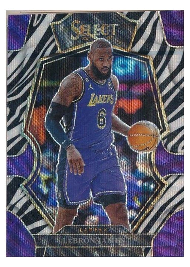2022-23 Panini Select Base Set LeBron James #126 card