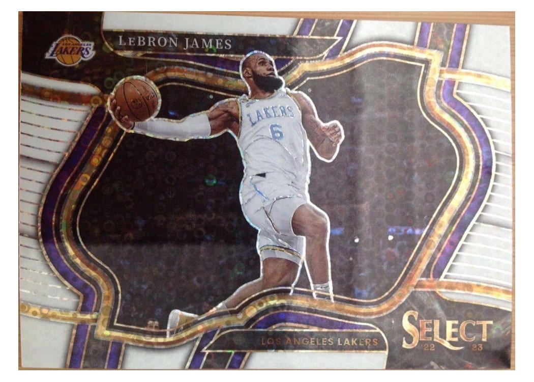2022-23 Panini Select Base Set LeBron James #226 card