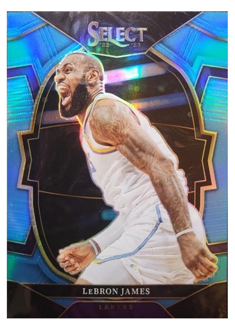 2022-23 Panini Select Base Set LeBron James #26 card