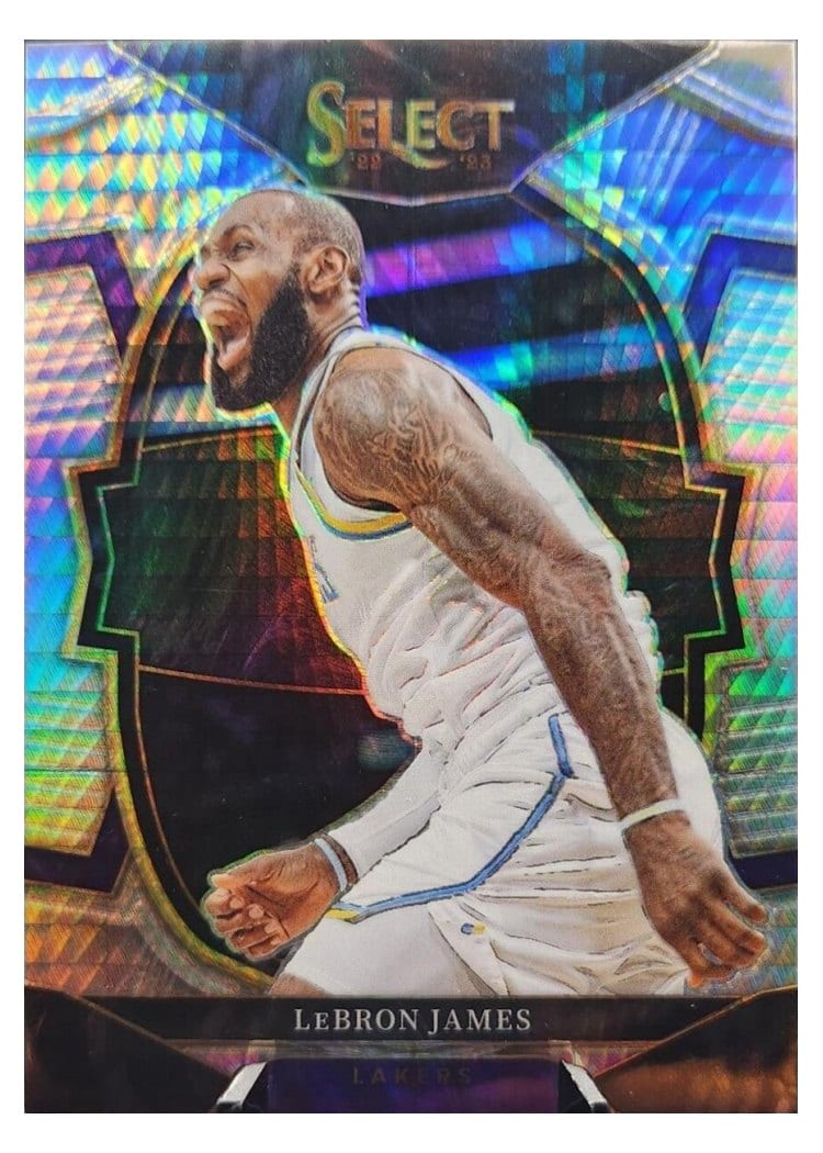 2022-23 Panini Select Base Set LeBron James #26 card