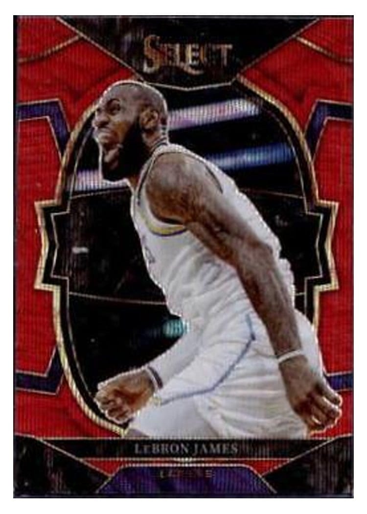 2022-23 Panini Select Base Set LeBron James #26 card