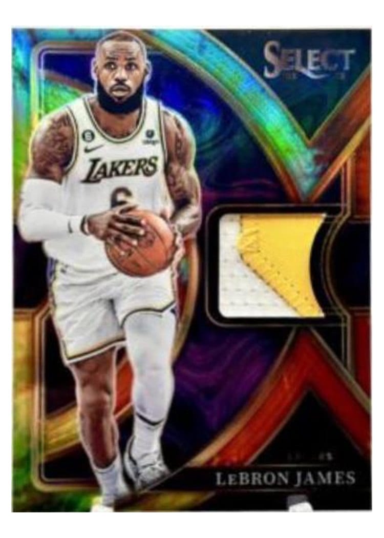 2022-23 Panini Select Base Set LeBron James #26 card