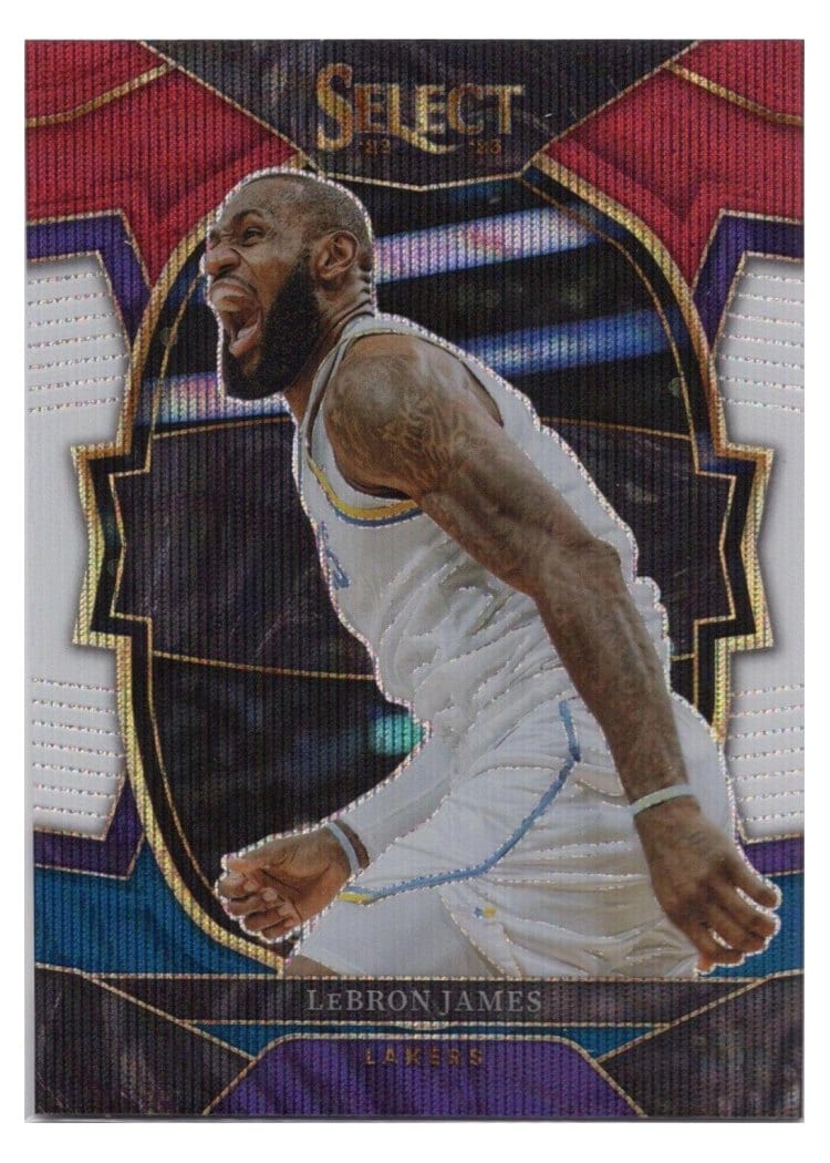 2022-23 Panini Select Base Set LeBron James #26 card