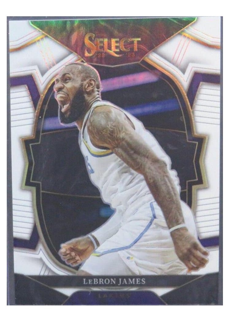2022-23 Panini Select Base Set LeBron James #26 card