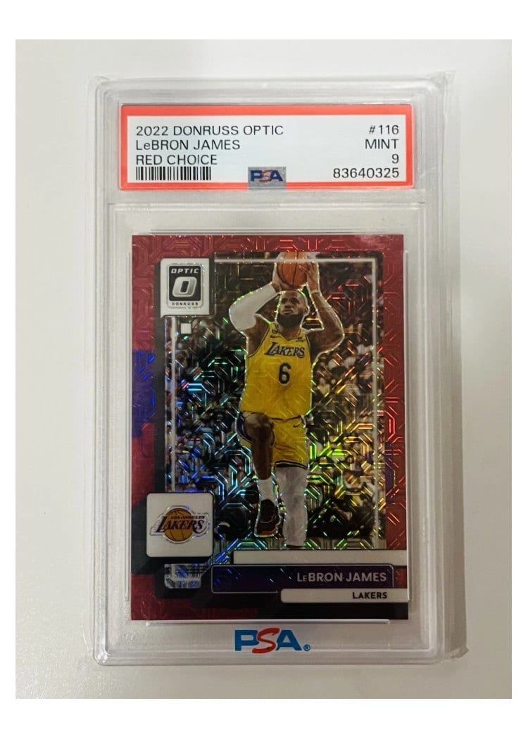 2022 Panini Donruss Optic LeBron James #116 card