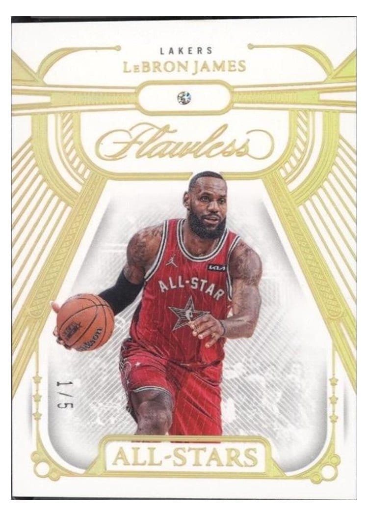 2023-24 Panini Flawless All-Stars LeBron James #126