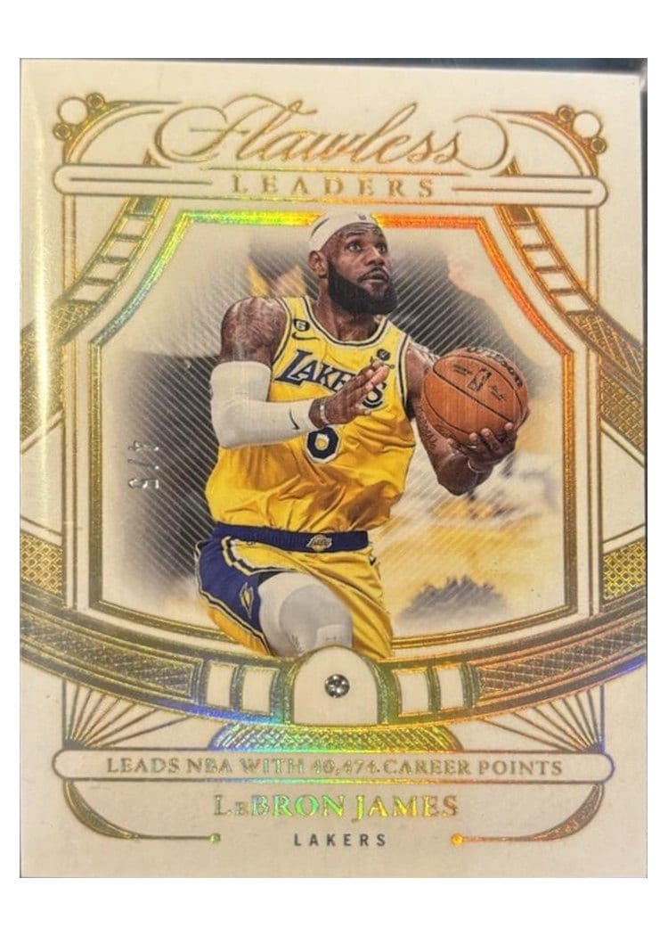 2023-24 Panini Flawless Flawless Leaders LeBron James #151 card