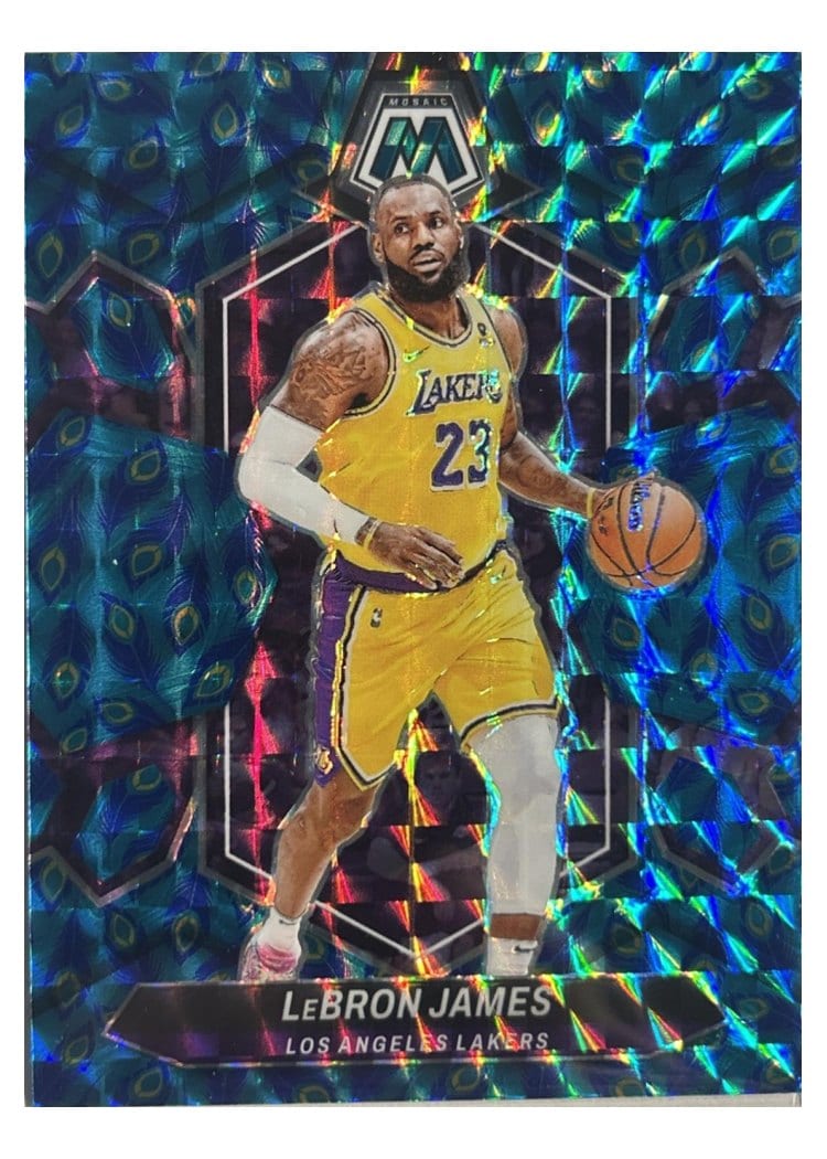 2023-24 Panini Mosaic Base Set LeBron James #92 card