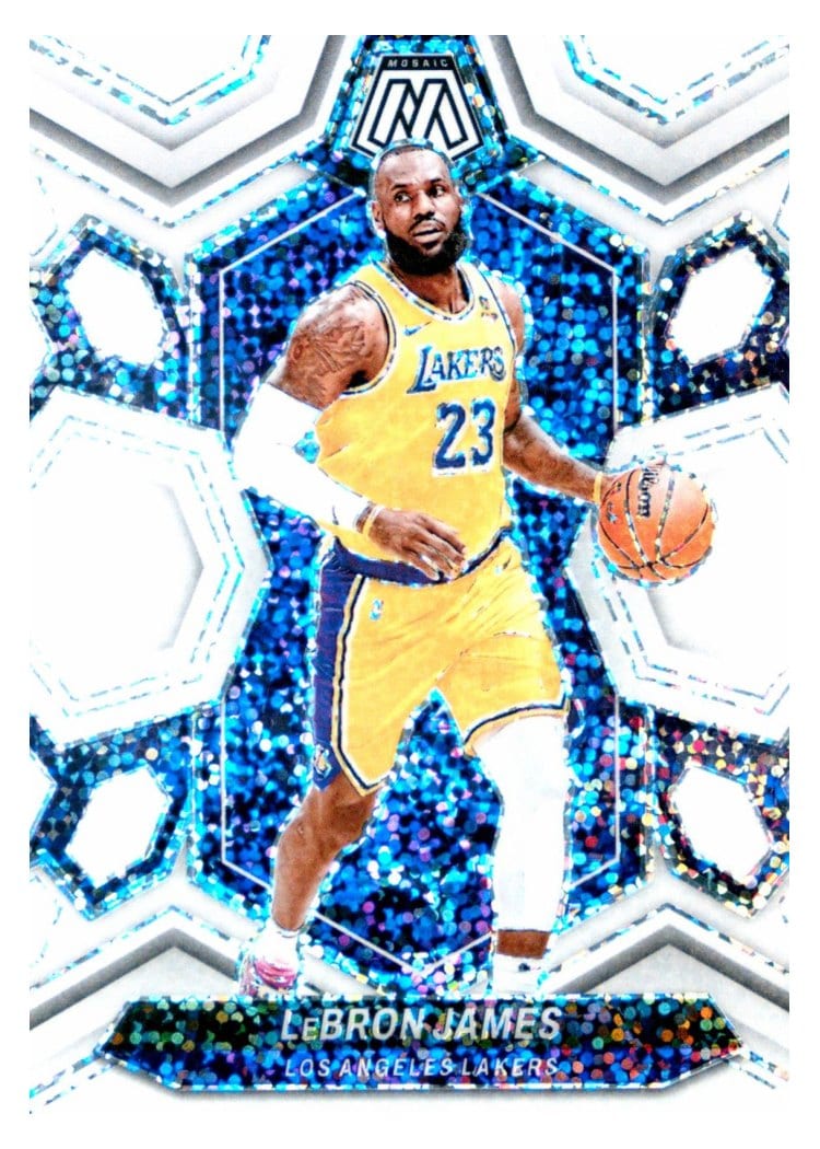 2023-24 Panini Mosaic Base Set LeBron James #92 card