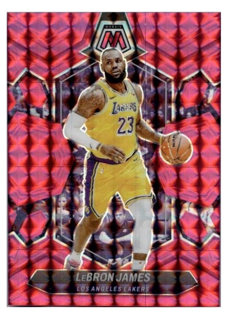 2023-24 Panini Mosaic Base Set LeBron James #92 card